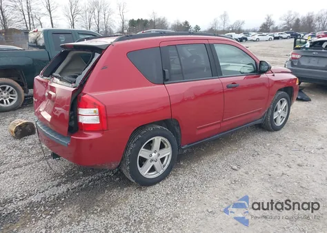 2008 Jeep Compass Sport from USA, damaged, VIN 1J8FF47W58D513946